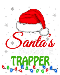 SantaS Favorite Trapper Santa Hat Lights. Funny Christmas T-Shirt