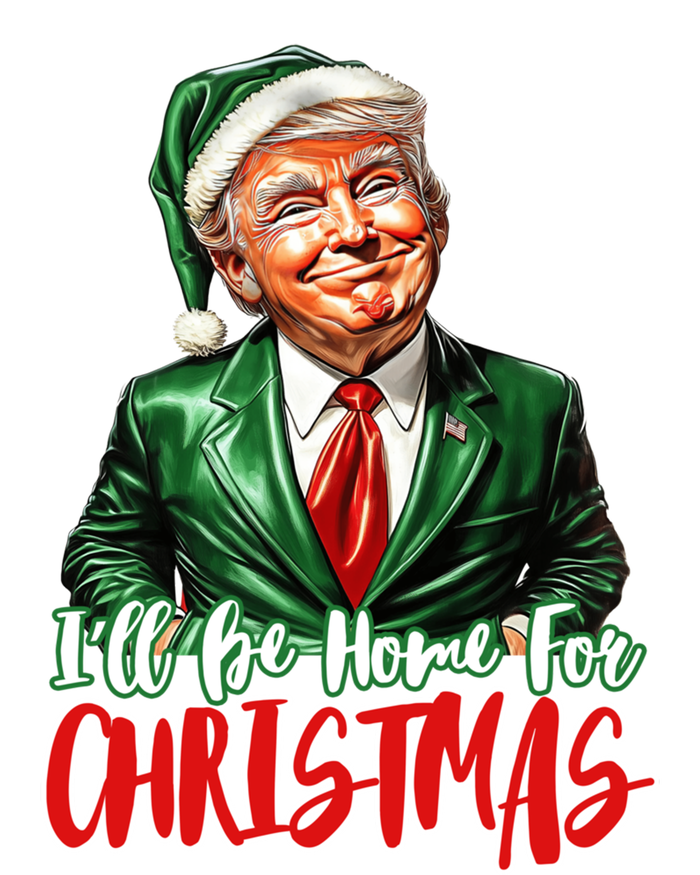 ILl Be Home For Christmas Xmas Trump Pajamas Holiday Santa Gift Premium T-Shirt