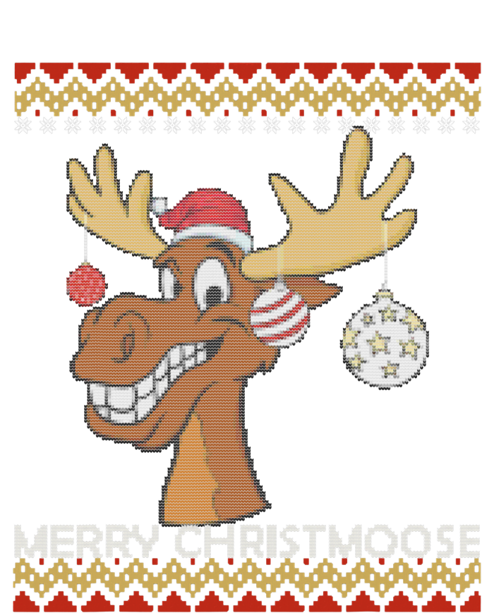 Ugly Christmas Sweater I Merry Christmoose Funny Moose Xmas T-Shirt