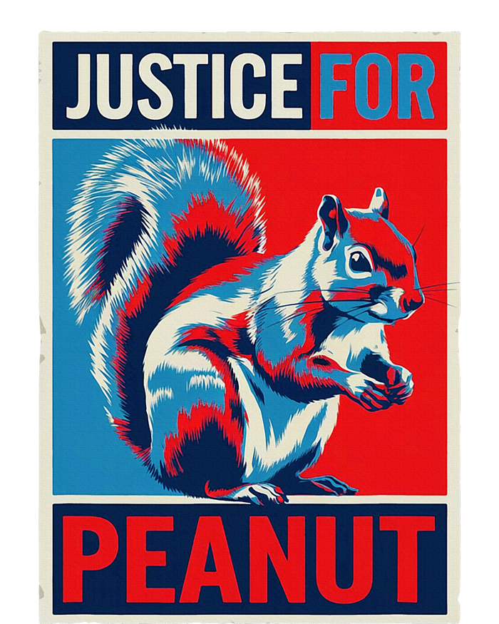 Justice For Peanut The Squirrel P’Nut Pnut Squirrel T Min Women's V-Neck T-Shirt