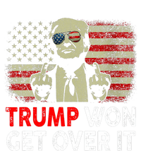 Trump Won Get Over It Patriotic Pro Trump Anti Kamala Funny T-Shirt