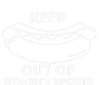 Keep Hot Dogs Out Of Sports Trump Supporters Women's Knotted Racerback Tank