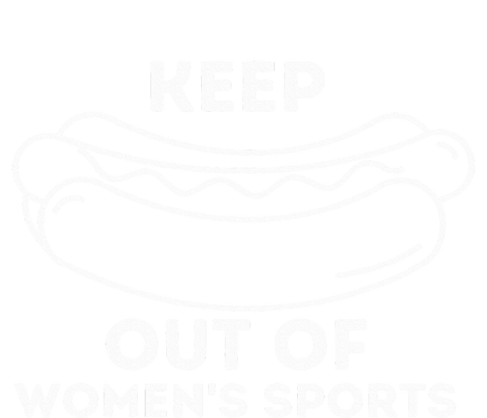 Keep Hot Dogs Out Of Sports Trump Supporters Women's Knotted Racerback Tank