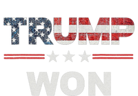 Trump Won 4th Of July American Flag T-Shirt