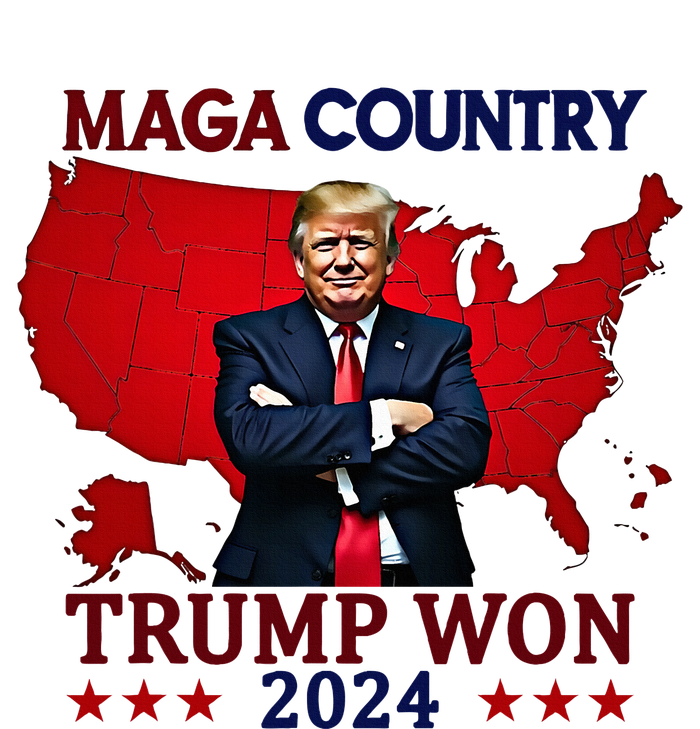 Maga Country Trump Won 2024 Election President 47th T-Shirt