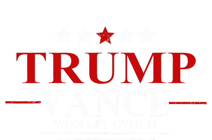 Trump Vance Won Get Over It President Inauguration Day 2025 Stripe Pom Pom Beanie