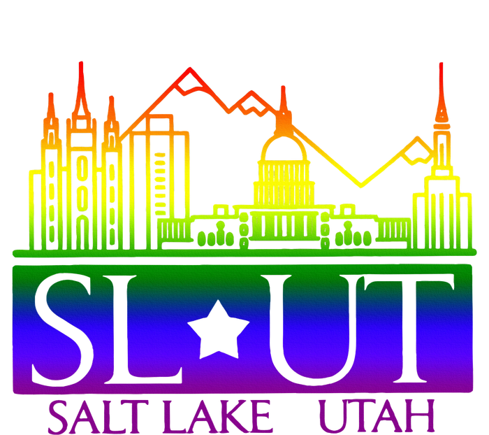 Salt Lake Utah SlUt Lgbtq Funny Pajama Set