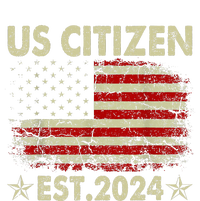 New Us Citizen Est 2024 American Immigrant Citizenship Gifts Women's Tri-Blend 3/4-Sleeve Raglan Shirt