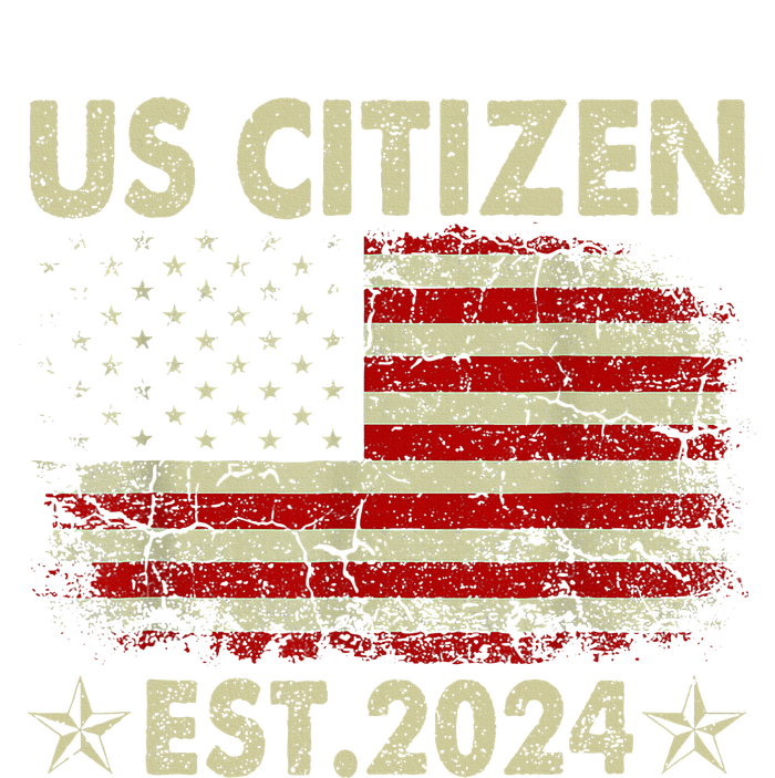 New Us Citizen Est 2024 American Immigrant Citizenship Gifts Women's Tri-Blend 3/4-Sleeve Raglan Shirt