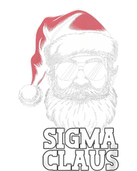 Sigma Claus Funny Christmas Santa Claus Sarcastic Joke V-Neck T-Shirt