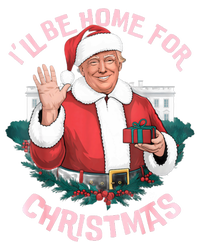 Funny Ill Be Home For Christmas Santa Trump Political T-Shirt