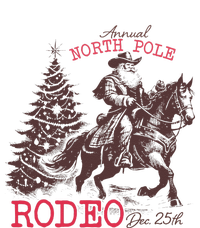 Annual North Pole Rodeo Funny Santa Jingle Horse Christmas Tall Long Sleeve T-Shirt