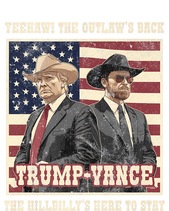 Funny Trump Vance 2024 Outlaw Hillbily Won Inauguration T-Shirt