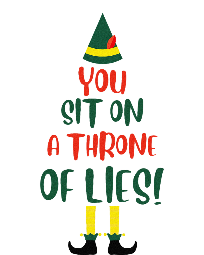 You Sit On A Throne Of Lies Quote Funny Christmas Hoodie