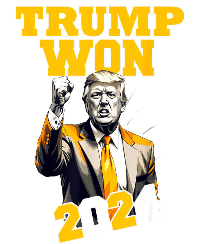 Man Donald Trump Won 2024 Election Inauguration Gift T-Shirt