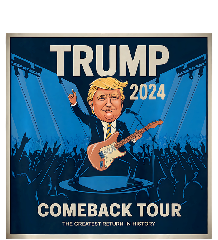 Victory Trump 2024 Comeback Rockstar Inauguration T-Shirt