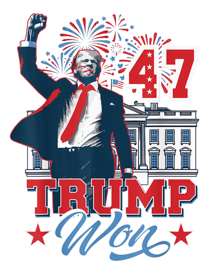 Donald Trump Wins Us Presidency Trump Won 2024 Presidential Election T-Shirt