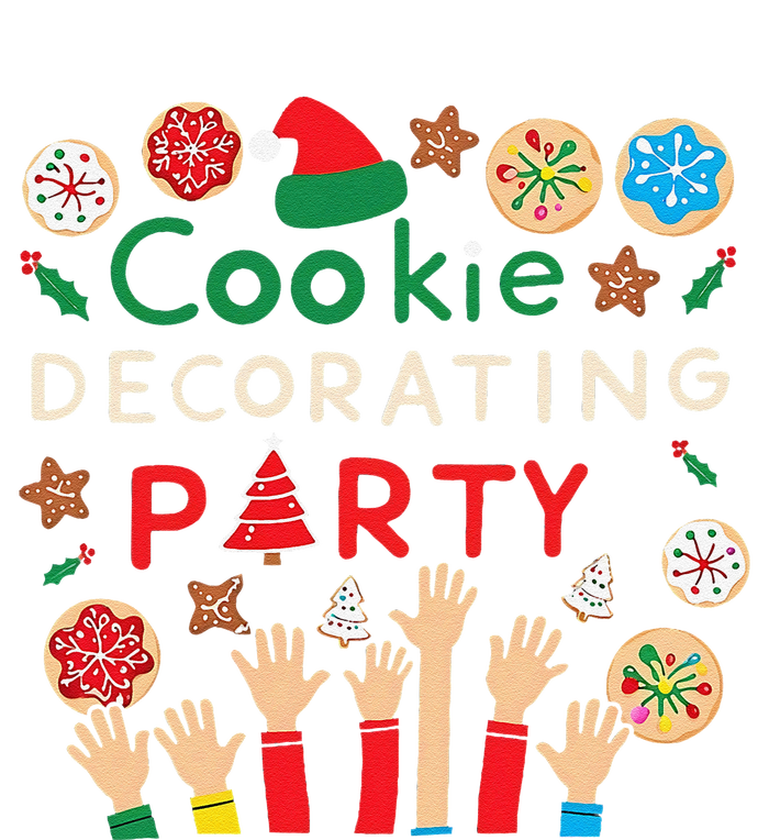 Holiday Baking Family Cookie Decorating Party Fun Tall Long Sleeve T-Shirt