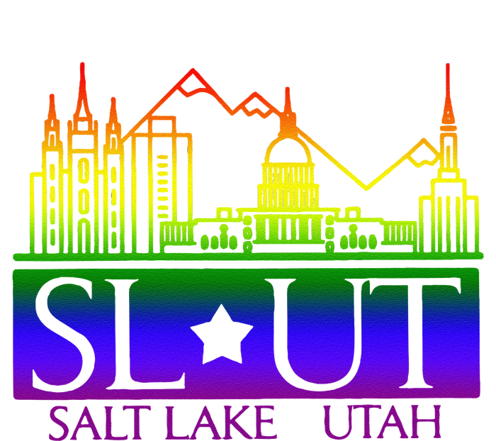 Salt Lake Utah SlUt Lgbtq Funny Long Sleeve Shirt