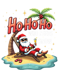 Who Needs Snow Santa Vacation Ho Ho Ho Women's V-Neck T-Shirt