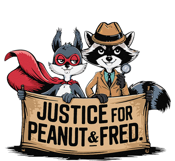 Justice For Peanut The Squirrel Wanted Button