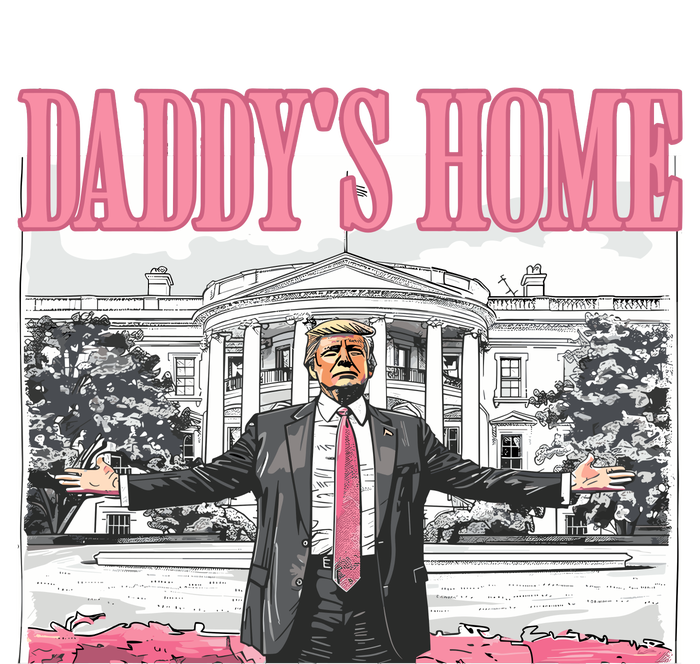 Daddys Home Trump 2024 Tie-Dye T-Shirt