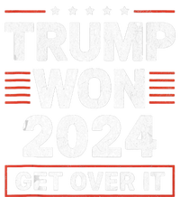 Trump Won Get Over It 2024 Pom Pom 12in Knit Beanie