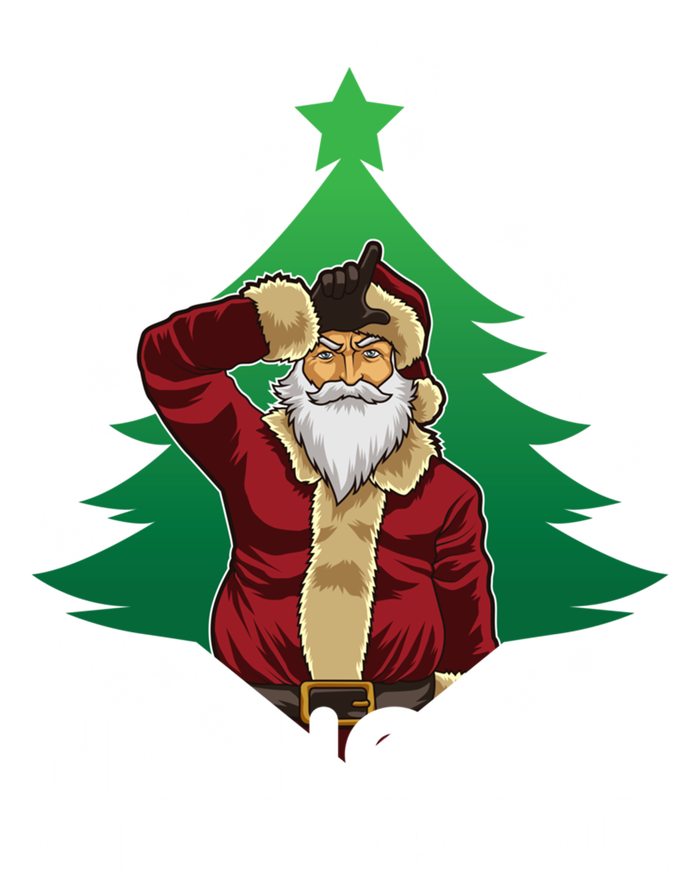 Evil Santa Loser Gesture No Ho Ho Funny Gift For You! Christmas Funny Gift T-Shirt