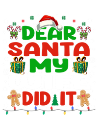 Family Funny Dear Santa My Wife Did It Christmas Pajama Gift Hoodie