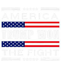 New! Trump Won! Wins! America Trump Won The Fight Trump Won T-Shirt