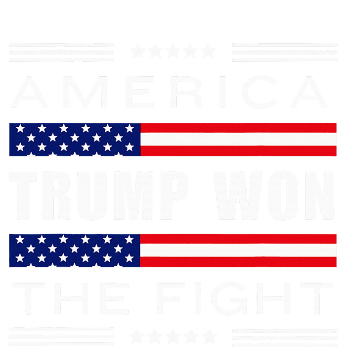 New! Trump Won! Wins! America Trump Won The Fight Trump Won T-Shirt