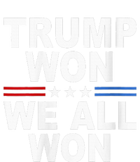 Trump Won We All Won 2024 Usa Flag Trump Won Premium T-Shirt