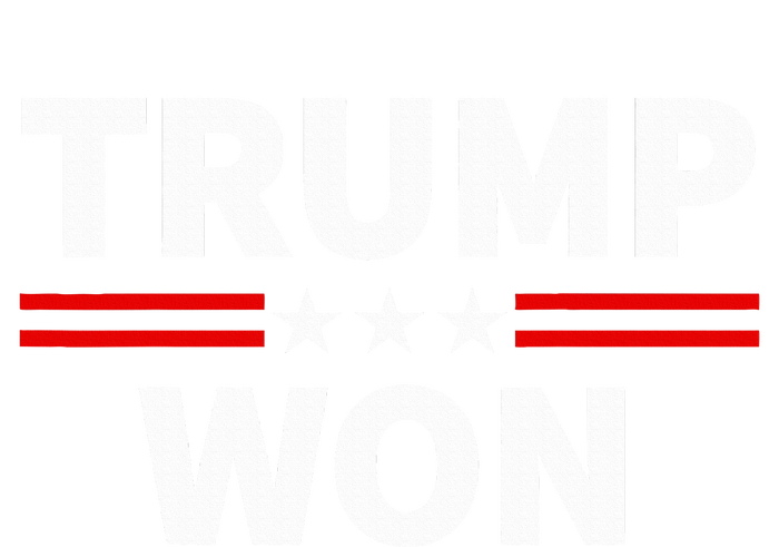 Trump Won Win The 2024 President 47th Election T-Shirt