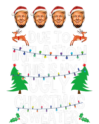 Trump Due To Inflation Ugly Christmas Tall Long Sleeve T-Shirt