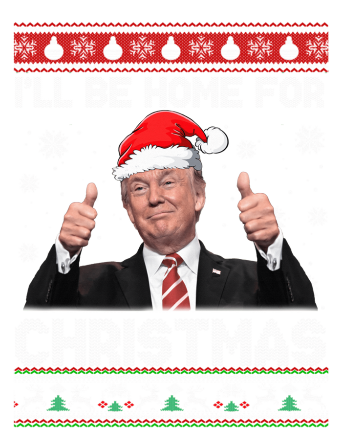 ILl Be Home For Christmas Santa Funny Trump Xmas Pajamas T-Shirt