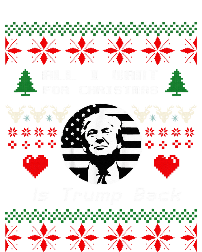 All I Want For Christmas Is Trump Back And New President Women's T-Shirt