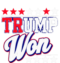 Trump Won 2024 Donald Trump Won 2024 Election Republican Win Womens Cotton Relaxed Long Sleeve T-Shirt