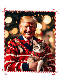 Funny Trump Christmas Sweater For Cat Lovers Sweatshirt