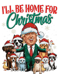 ILl Be Home For Christmas Funny Santa Claus Trump 2024 T-Shirt