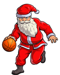 Basketball Santa Dribble Ball Christmas Sports Xmas T-Shirt