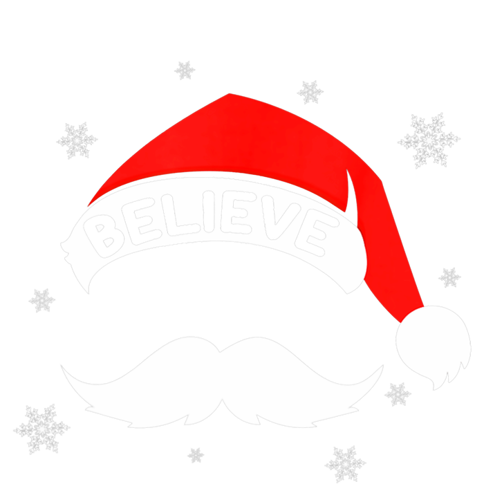 Believe In Santa Claus Christmas Xmas Santa Hat Short Acrylic Beanie