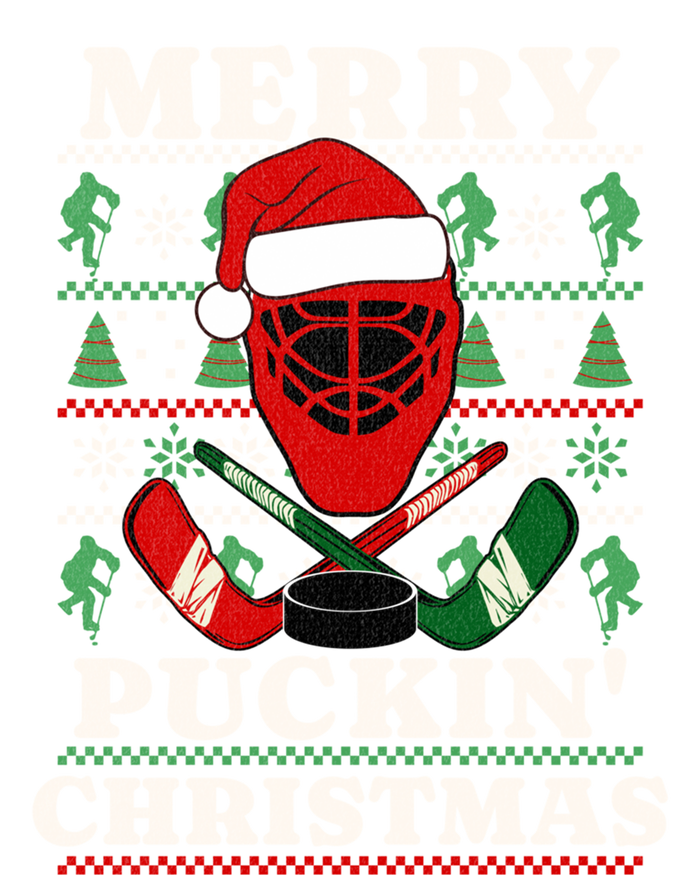 Funny Hockey Ugly Christmas Merry Puckin Christmas Meaningful Gift Mousepad