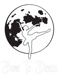 Born To Dance Silhouette Dancing Moon Dancer Xmas Gift T-Shirt