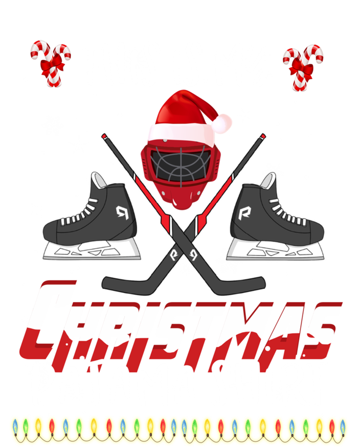 Funny Ice Hockey Players Xmas This Is My Christmas Pajamas Gift Tank Top