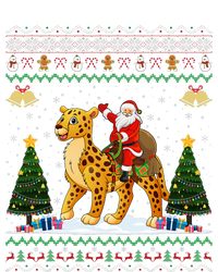 Cheetah Ugly Xmas Gift Santa Riding Cheetah Christmas T-Shirt