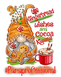 Christmas Gnome Cookies Paraprofessional Coffee Latte Xmas T-Shirt