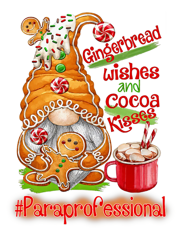 Christmas Gnome Cookies Paraprofessional Coffee Latte Xmas T-Shirt