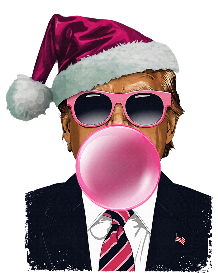 B.U.B.B.L.E.G.U.M Trump Blowing Christmas Trump T-Shirt