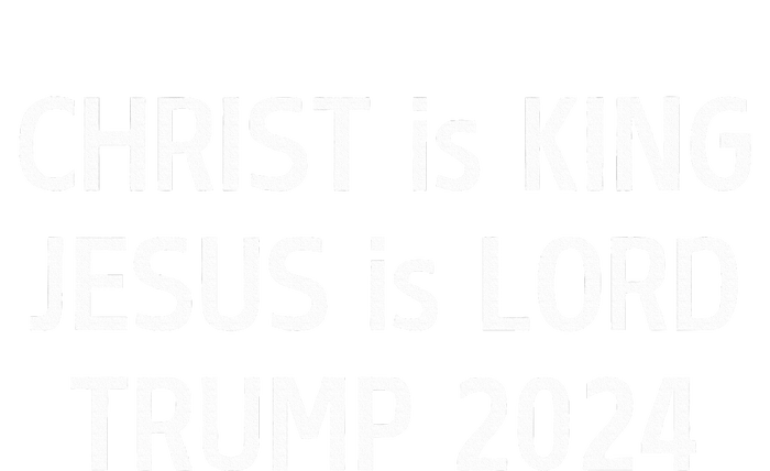 Christ Is King Jesus Is Lord Trump 2024 Christian Tie-Dye Long Sleeve Shirt