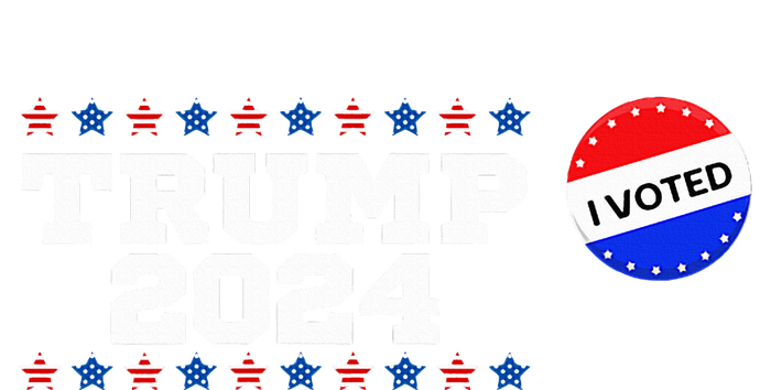 I Voted Trump Vance 2024 Retro America Us Election T-Shirt